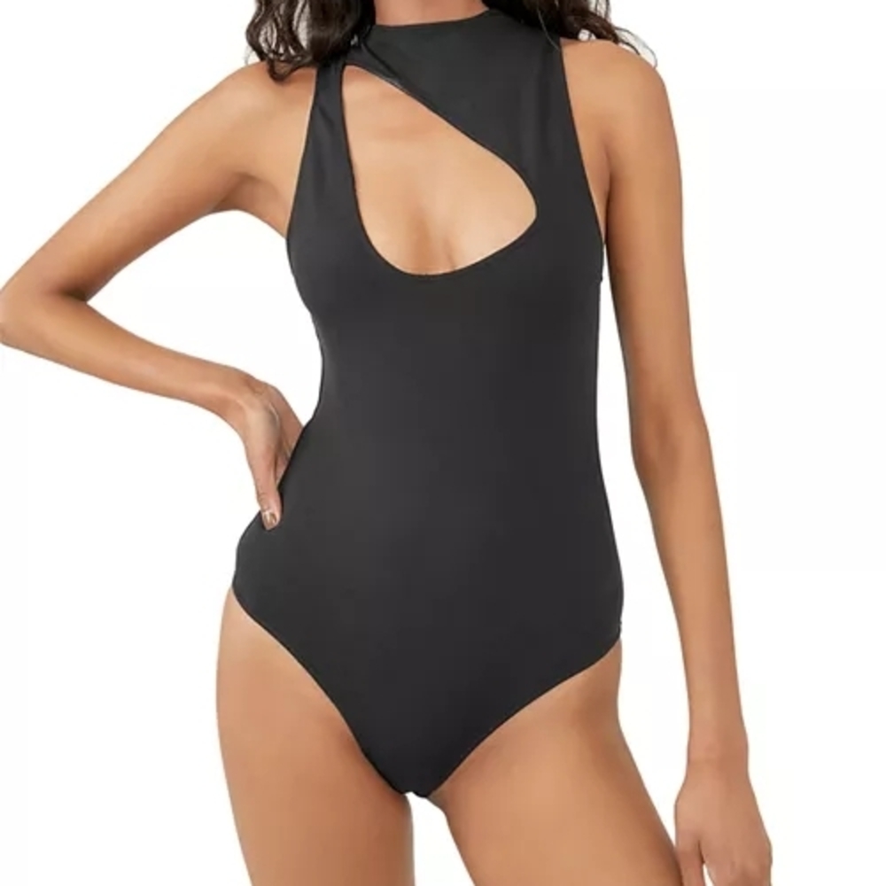 NWT Free People Keep It Going Cutout Bodysuit